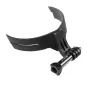 Puluz juosčiai helmės chin strap mount for action cameras, ar lengvas PA+ABS šnėlis ir GoPro kompatibelus įkrovimo šokys, skaičiuojamas pilnų galvos šėliui.