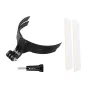Juokinis Puluz helmės chin strap mount action kameroms su GoPro-stiuku, įskaitant šikščių įjungtį ir du adhezītas stikeri