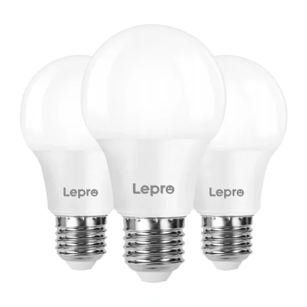 MOQ 5 LEPRO 100089-WW-EU-3 LED Bulb, E27, A60, 8.5W (60W), 806 lm, 2700K (warm 