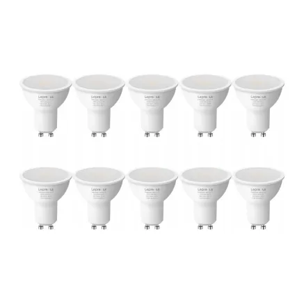 LED bulb LEPRO 200081-WW-EU-10 GU10 4.5W (50W) 345lm 2700K 100 10pcs