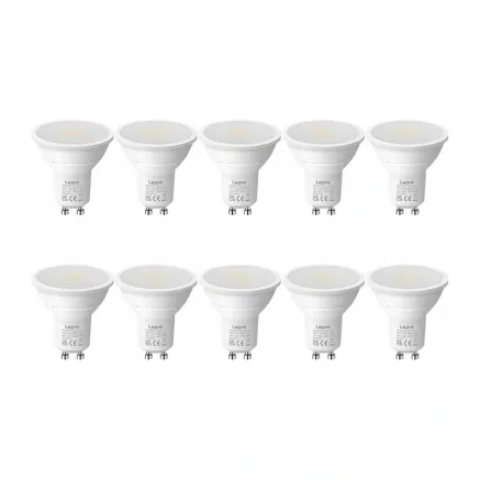 LED bulb LEPRO 200081-DW-EU-10 GU10 4.5W 345lm 6500K 100 10pcs