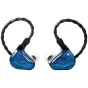 TRUTHEAR Zero wired in‑ear glaboti, mėlyna krāva, duojai dinaminiams vadītėjus (10 mm ir 7.8 mm), pakeitinis 0.78 mm 2‑pin kabelis ir silikoninės auštes.