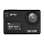 Juokelė SJ8 Pro akcijos kameras su 4K/60fps galimuma, didelis priekšnji objektīvas, 2,33‑duočių ekranas su įrašų laikotarju, SJCAM logotipas ir kompakti designas