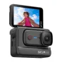 SJCAM S10 64 GB juosios action kameros su Boost Pod, skrinas ištrauktas, atvaizduoja šmūstą bėgęją dėlių dėlių, 150° FOV, 2,51‑duočių taktinis ekranas, raudona įrašų mygtuku.