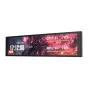DarkFlash 9.2‑duočių inčiausiai juosčiai IPS ekranas, rodyklingas custom dashboard su CPU 81°, GPU 44°, laikas 17:12:08, diena Tuesday, su ultra‑plėnu 1920×462 px sprendimių ir USB‑C 2.0 prispaudimu.