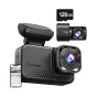REDTIGER VC70 Wi-Fi 4K + 2.5K 128GB Dash Cam