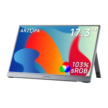 ARZOPA Z1C Plus 17.3 Portable Monitor