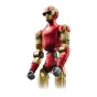 UNITREE R1 Air Crimson Hero humanoidinė robotė, 123 cm dydis, raudona ir žalia kovos, 20 laipsnių bebas, pilna įvažiavimo perspėktiva su įkrovimo įranga, akumuliatoriu, rankinį valdiklis ir avarybės laukė