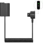 6537 Dummy Battery Power Cable for D-tap for Nikon EN-EL15c