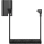 SmallRig 6540 dummy battery power cable su USB‑C įjungjuju, įvairiavusi koku kablu, kad suteiktų turėjimą kamerai naudojant LP‑E6P dummy battery