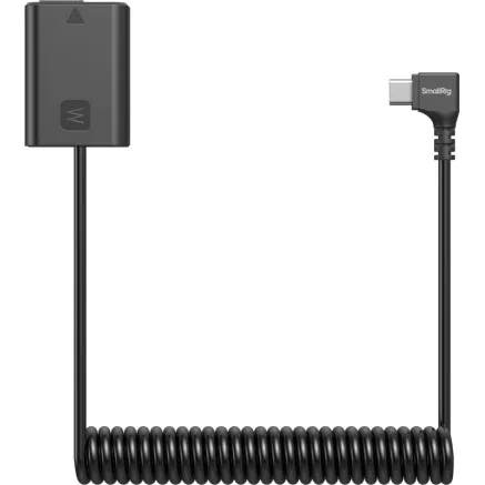 SmallRig 6542 Dummy Battery Power Cable for USB-C for Sony NP-FW50