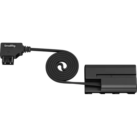 SmallRig 6415 Attachable Self-Coiling Dummy Battery Power Cable D-Tap to NP-F550
