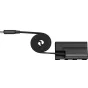 6416 Attachable Self-Coiling Dummy Battery Power Cable USB-C for NP-F550