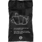 Wandrd ROGUE Rainfly for Rogue Sling 6L/9L, juos N40D double‑ripstop dėžėlis su mygtukuos šviesiais, parodėta instrukcija kaip įveikoti dėželių į Rogue Sling 6L/9L ir pauti su mygtukuose.