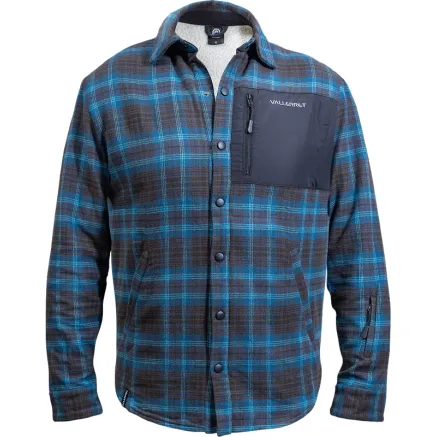 VALLERRET Fleece Lined MTN Shirt I Black (XL)