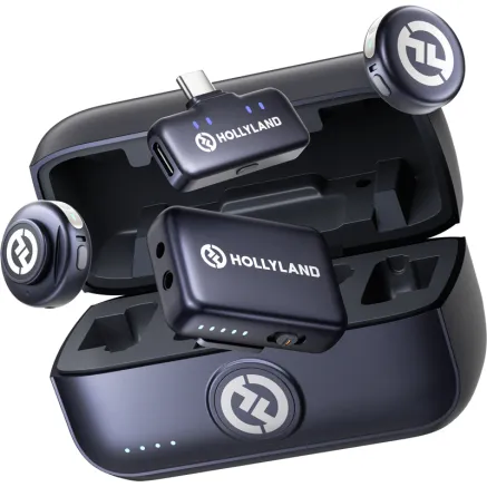 Hollyland Lark M3 Combo 2TX&2RX with USB-C and Camera RX and 2 x Wireless Microp