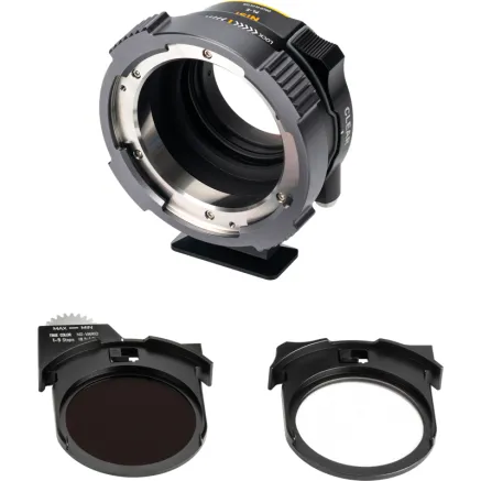 NISI Cine Lens Mount Adapter with Drop-in Filter PL-E Filmmaker Kit