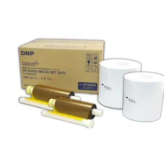 Fotopapīrs printeriem - DNP Paper DM57620 2 Rolls а 230 prints. 13x18 for DS620 - ātri pasūtīt no ražotāja
