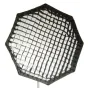 Softboksi - Falcon Eyes Foldable Octabox + Honeycomb Grid FEOB-11HC 110 cm - perc šodien veikalā un ar piegādi