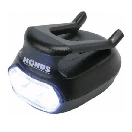 Konus Konuscap Flashlight Cap with 3 LEDs 18 Lumens