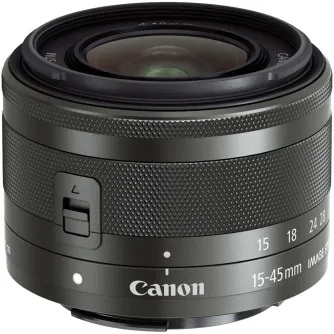 Objektīvi - Canon LENS EF-M 15-45mm f/3.5-6.3 IS STM BK - perc šodien veikalā un ar piegādi