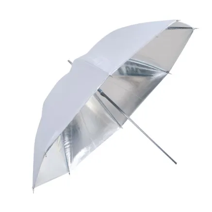 Falcon Eyes Umbrella UR-48S Silver/White 122 cm