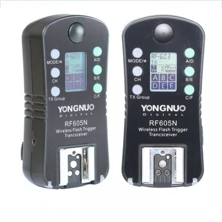 Yongnuo RF-605N Belaidis blykstės paleidiklis Nikon kameroms