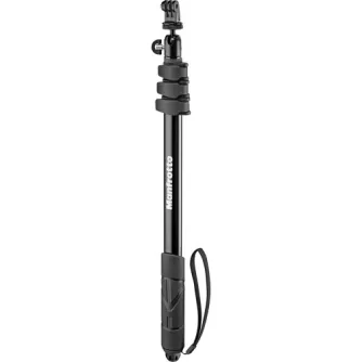 Sporta kameru aksesuāri - Manfrotto monopod-pole MPCOMPACT-BK, black - ātri pasūtīt no ražotāja