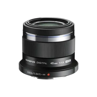 Objektīvi - Olympus M.ZUIKO DIGITAL 45mm 1:1.8 ET-M4518 black - ātri pasūtīt no ražotāja