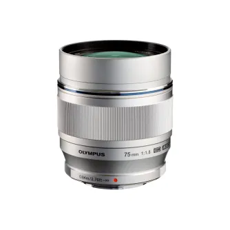 Objektīvi - Olympus M.ZUIKO DIGITAL ED 75mm 1:1:8 ET-M7518 silver - ātri pasūtīt no ražotāja