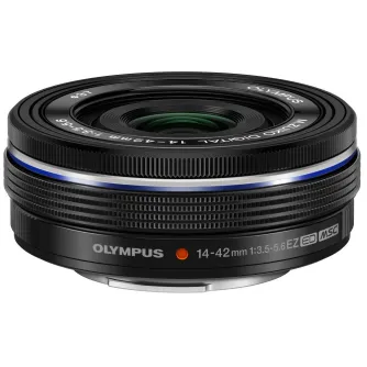 Objektīvi - Olympus M.ZUIKO DIGITAL 14-42mm 1:3.5-5.6 II R EZ-M1442 II R black - ātri pasūtīt no ražotāja