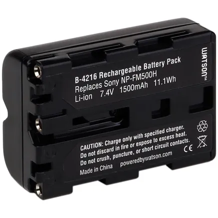 Sony Watson NP-FM500H Lithium-ion Battery Pack (7.4V, 1500mAh) 