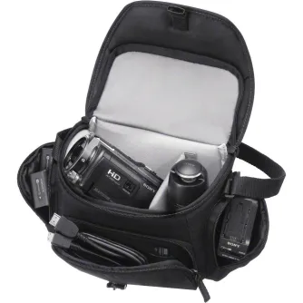 Plecu somas - Sony LCS-U21 Soft Carrying Case Bag (Black) - ātri pasūtīt no ražotāja
