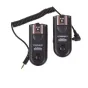 A set of two Yongnuo RF603C II flash triggers with a C1 for Canon cable