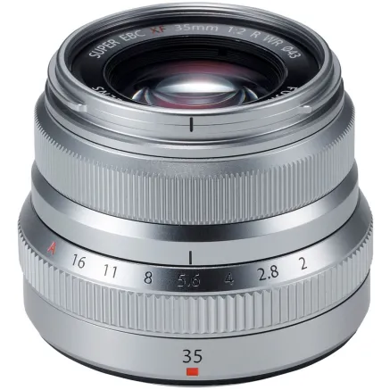 Fujifilm Lens Fujinon XF35mmF2 R WR Silver