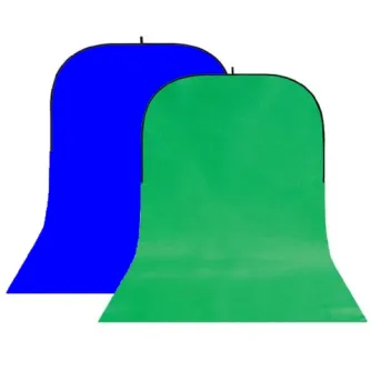 Foto foni - StudioKing Background Board BBT-10-07 Green/Blue 150x400 cm - ātri pasūtīt no ražotāja