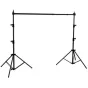 Fonu komplekti ar turētāju - Linkstar Background System + Cloth White 2.9 x 5m - ātri pasūtīt no ražotāja