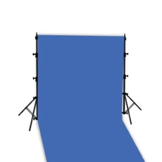 Fonu komplekti ar turētāju - Linkstar Hintergrund System + Cloth Chroma Blue 2,9 x 5m - ātri pasūtīt no ražotāja
