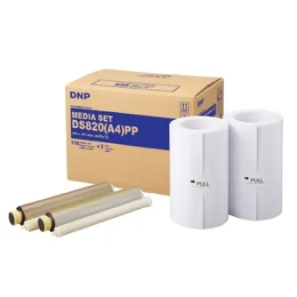 Fotopapīrs printeriem - DNP Paper DMA4820 Premium 2 Rolls with 110 prints A4 for DS820 - ātri pasūtīt no ražotāja