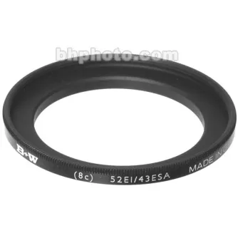 Filtru adapteri - B+W RZN 8C Step-Up Ring 43-52mm - ātri pasūtīt no ražotāja
