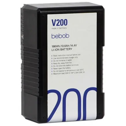 Bebob V200 V-Mount Li-Ion Battery 14.4V / 196Wh