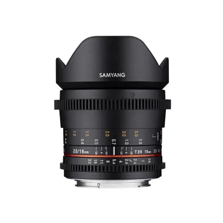 SAMYANG MF LENS 16MM T2.6 VDSLR CANON EF 