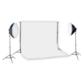 Fonu komplekti ar gaismu - Falcon Eyes Background System incl. Light 18x28W - ātri pasūtīt no ražotāja