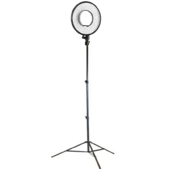LED Gredzenveida lampas - Falcon Eyes LED Ring Lamp Dimmable DVR-300DVC with Tripod - ātri pasūtīt no ražotāja