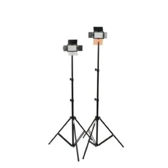 Light Panels - Falcon Eyes LED Lamp Set Dimmable DV-160V with lightstands - quick order from manufacturer