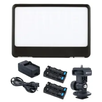 LED Lampas kamerai - Falcon Eyes Soft LED Lamp Set DV-80SL with 2 batteries - ātri pasūtīt no ražotāja