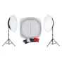 Priekšmetu foto galdi - Falcon Eyes Product Photo- Set with 120x120x120 Photo Tent and Lighting 2200W - ātri pasūtīt no ražotāja