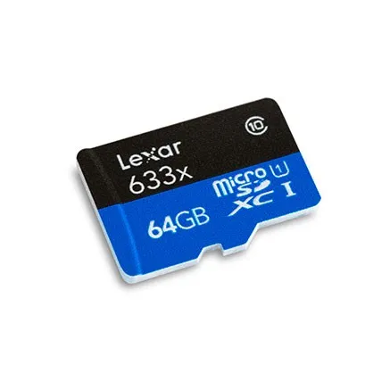 Micro SD 64GB 633x atmiņas karte ar SD adapteri Noma
