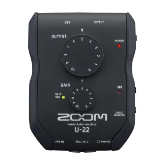 Audio Mikserpulti - Zoom U-22 Handy Audio Interface USB - ātri pasūtīt no ražotāja