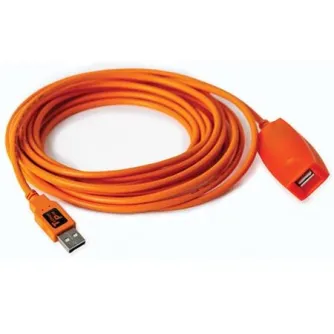 Data Cables - Tether Tools USB-A male to 3.0 USB-A Female 5m Active Extension TetherPro Extender Adapter Orange CU3017 - quick order from manufacturer